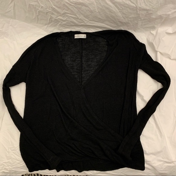 Abercrombie and Fitch Knitted Wrap Top - Picture 5 of 5
